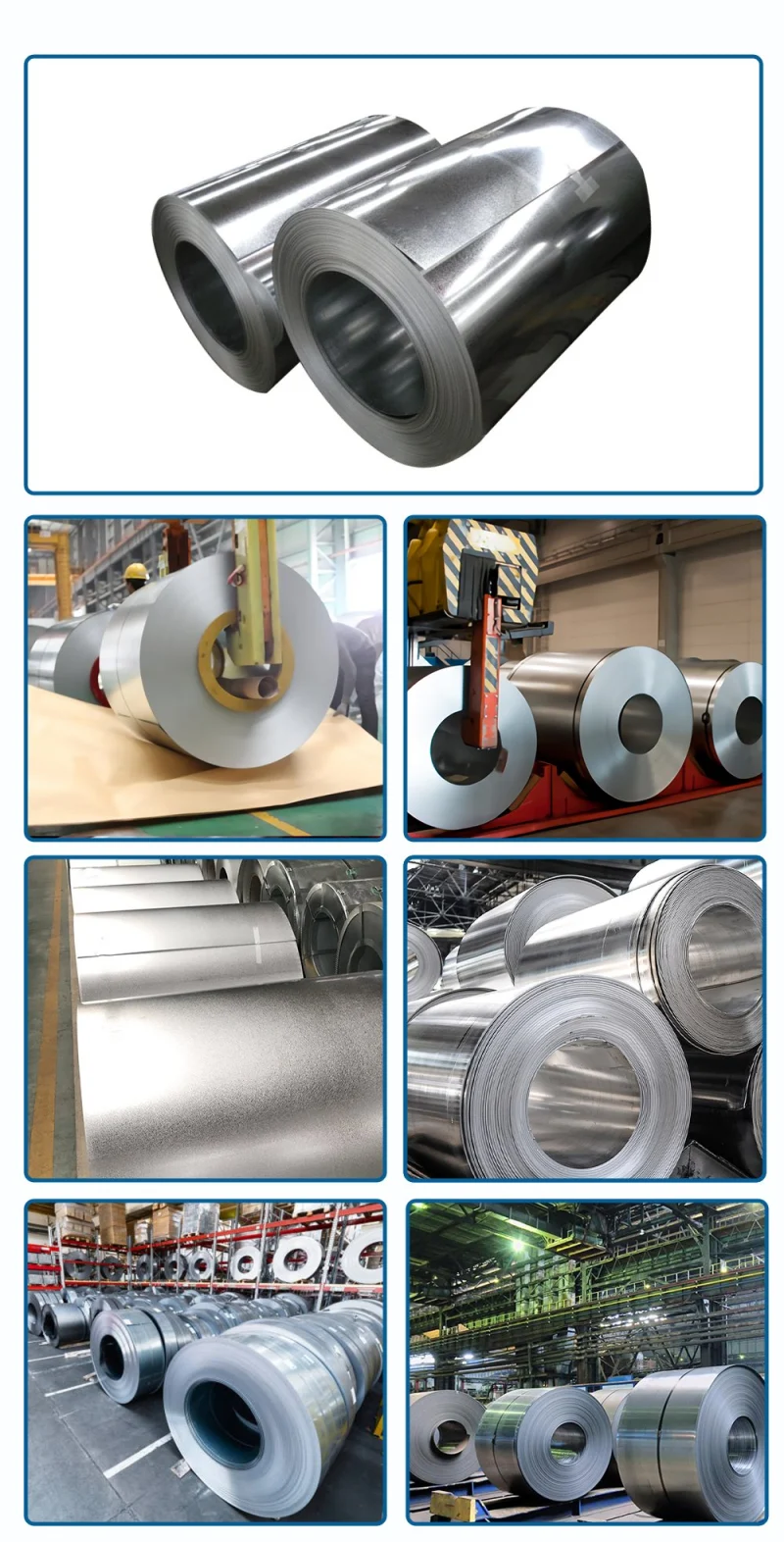 China Manufacture Galvanized Sheet Galvanized Steel Coil with Spangle