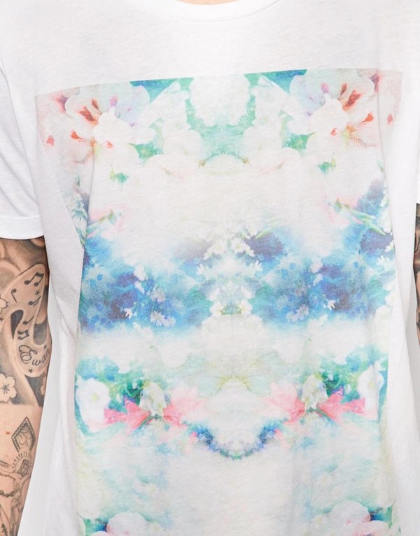 Wholesale Men's Sublimation Blank Polyester T Shirt