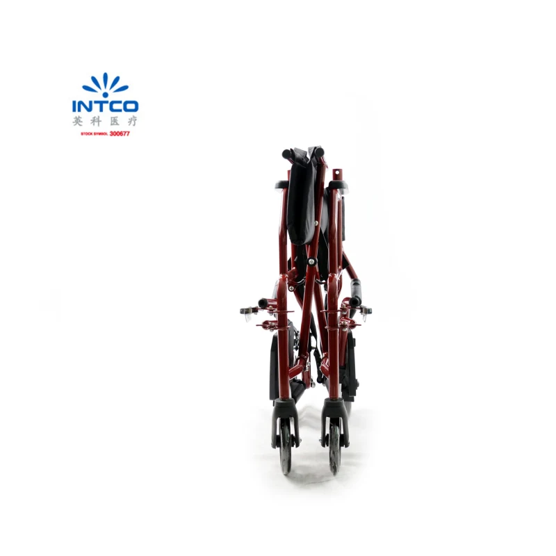 Foldable Lightweight Transport Wheelchair