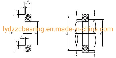 Precision Cross Roller Slewing Bearing Crb9016