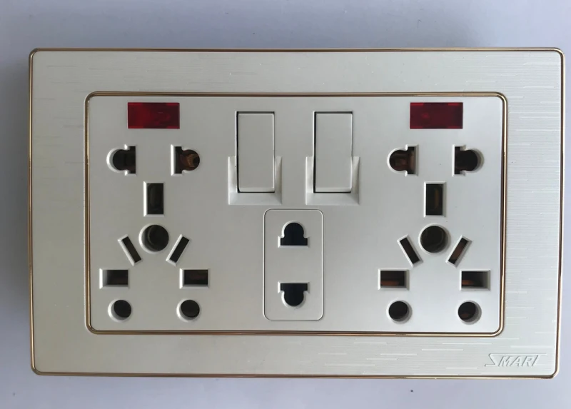 Plastic Power Wall Socket for TV Cable