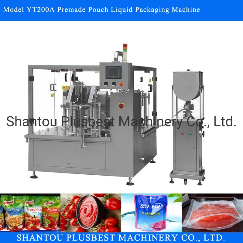 Premade Stand up Pouch Fruit Juice Packing Machine