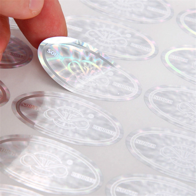 Custom Design Adhesive Label Printing Transparent Sticker