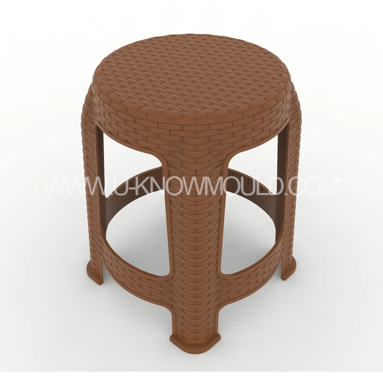Plastic Injection Mould for Rattan Stool Chair Mold