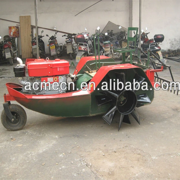 Boat Tractor Rice Farming Paddy Field Tillage Machine