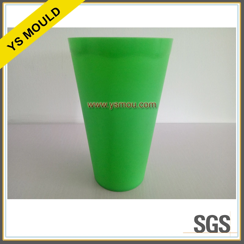 4 Cavities Plastic Injection Green Cup Mould