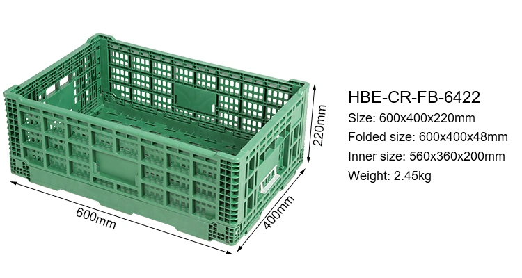 Eco-Friendly PP Plastic Crates Storage Crates