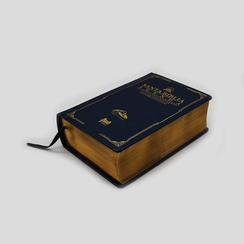 Leather Hardcover Sewn Binding Bible Book Printing