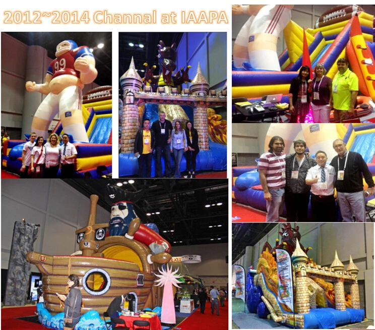 Commercial Inflatable Castle Obstacle Course Chob236