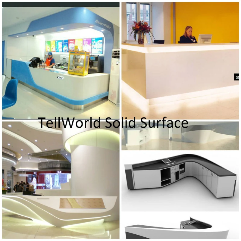 Tw Customized Small Office Reception Desk Front Desk