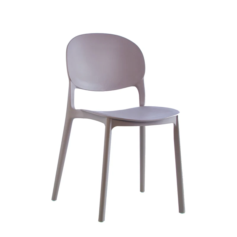 Pink Color Modern Plastic Dining Chair