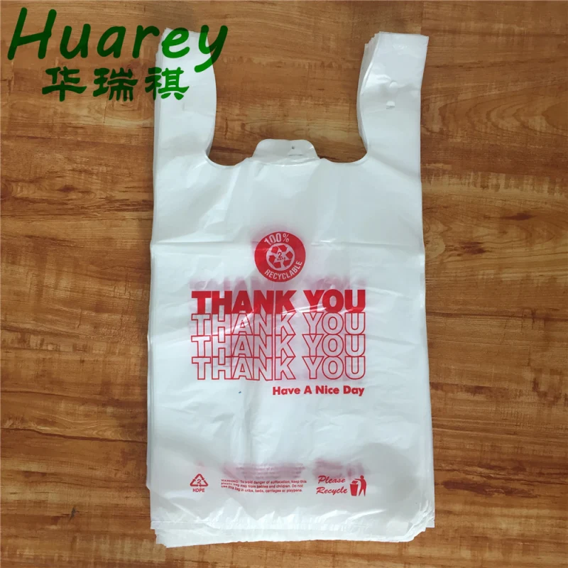 Accept Custom Order T-Shirt Plastic Bag