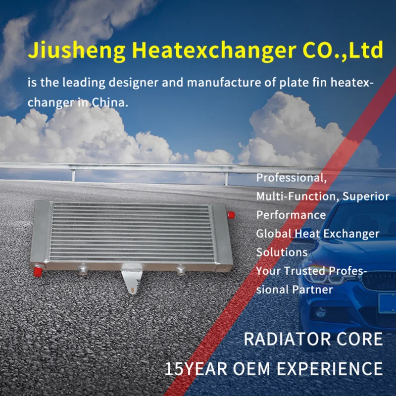 Customized Engine Intercooler for Racing Car