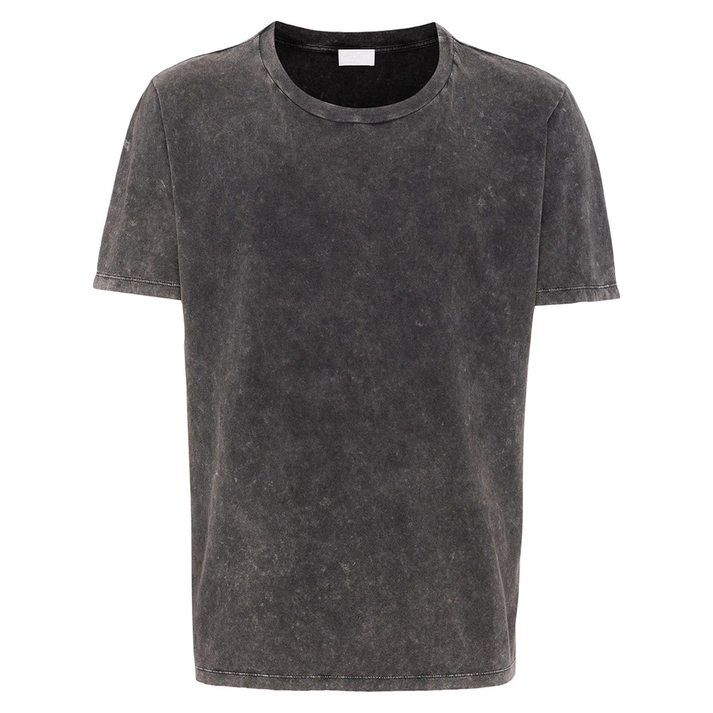 Wholesale Mens Streetwear Clothing Oversize 220GM Heavyweight Distressed Vintage T Shirt