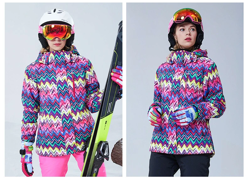 Hot Selling Best Quality Women's Custom Hiking Waterproof Outdoor Windbreak Warm Ski Jacket