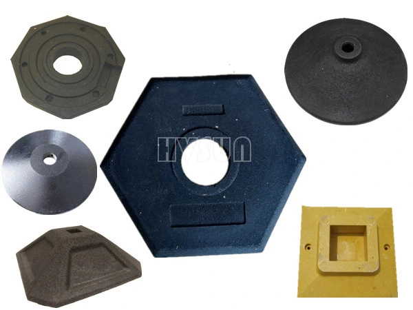Heavy Weight Stand up Rubber Base