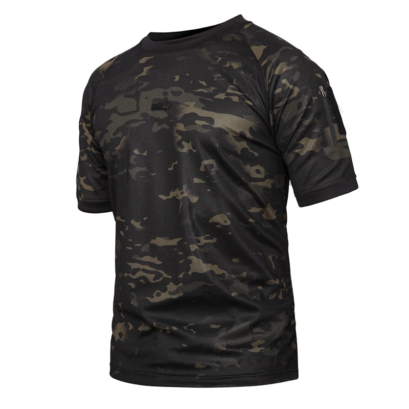Outdoor Quick Dry Army Men Military Tactical Clothes Men Camouflage T-Shirt