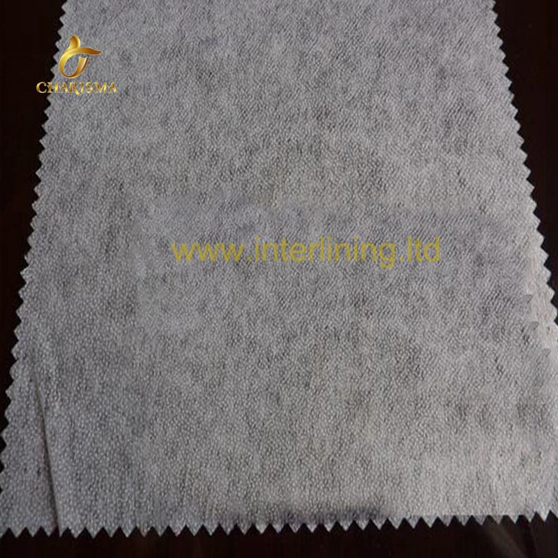 Wholesale Fabric Plain Knitting Double DOT Fabric Woven Fusible Interlinings Linings for Lady Suit