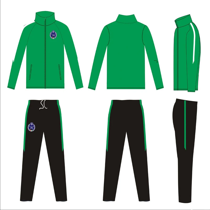 Custom Made Men Wholesale Sweat Suits with Embriodered Logo and Brand