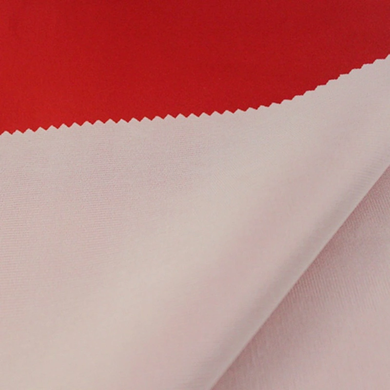 75D Polyester Pongee Bonded Knitted Fabric for Leisure