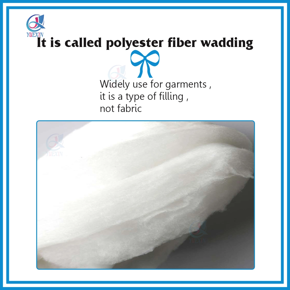 High Loft Washable Polyester Wadding/Padding for Garment Interlining
