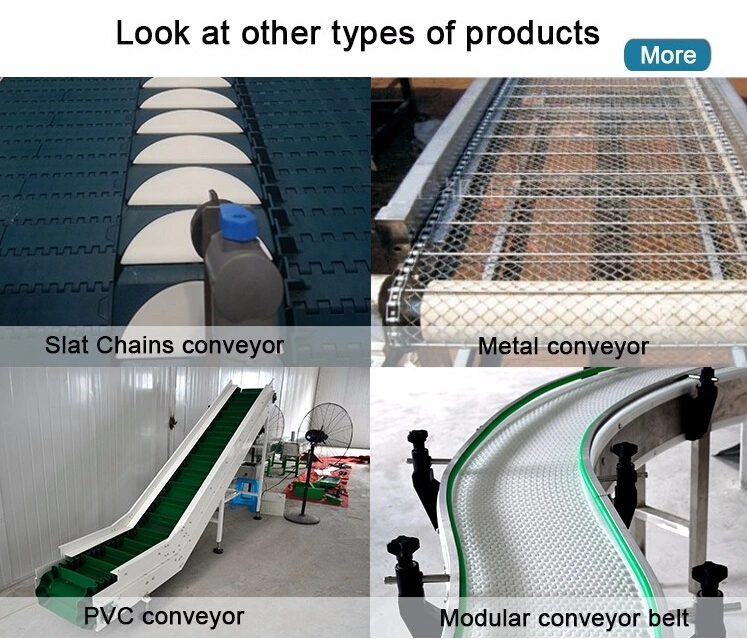 90 Degree/180 Degree Curve Type PVC/PU /Food Grade Belt Conveyor/Belt Conveyor
