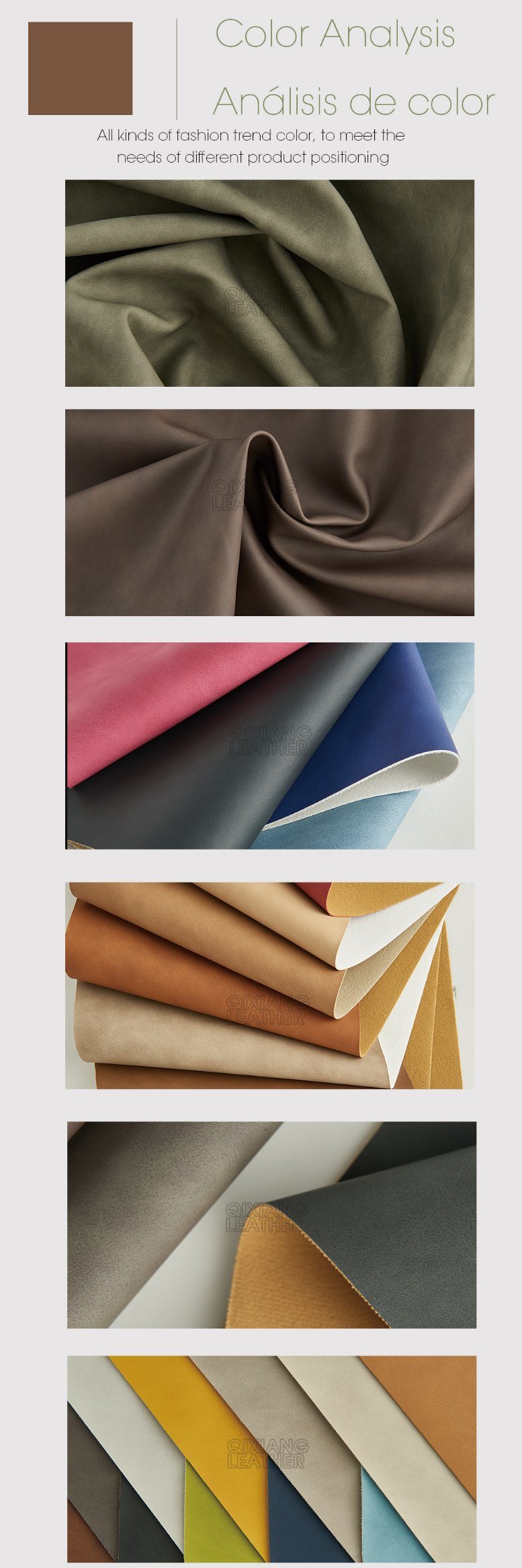 Smooth Soft Hand Feeling Recycle Luxury 100%PVC Artificial Leather for All The Furniture