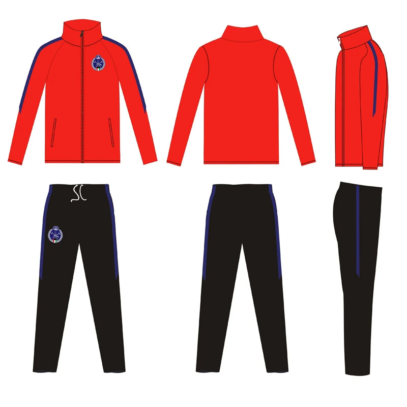 Custom Made Men Wholesale Sweat Suits with Embriodered Logo and Brand