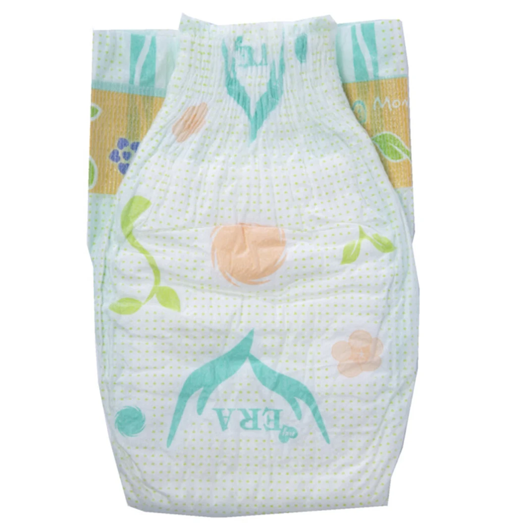 Hot-Sale High Absorbent Non-Woven Elastic Waist Band Disposable Baby Diaper