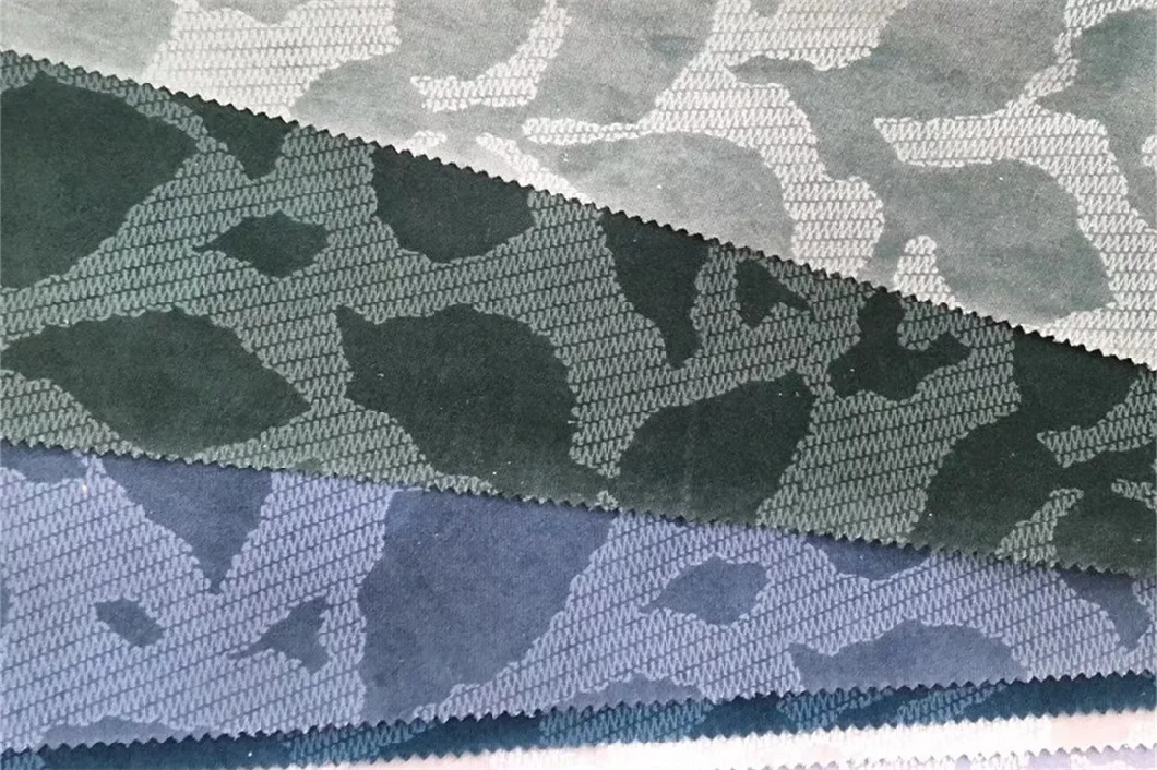 100% Polyester Warp Knitting Holland Velvet with Bronzing