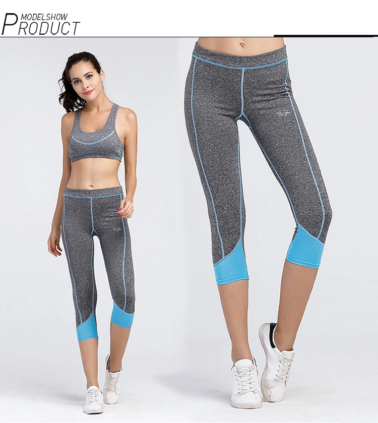 Cody Lundin Women Contrast Printing Waistband Yoga Pants Leggings Fitness Pants
