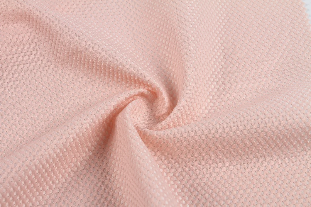 DTY 100%Polyester Warp Knitting Mesh Fabric for Sportswear Lining