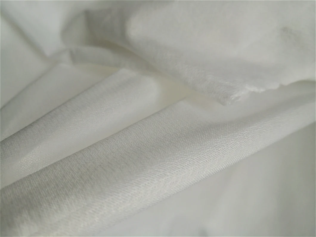 PA Coating out Fabric Interlining/Circular-Knitted Embroidery Backing Interlining /Excellent Adhesive Elastic Interfacing