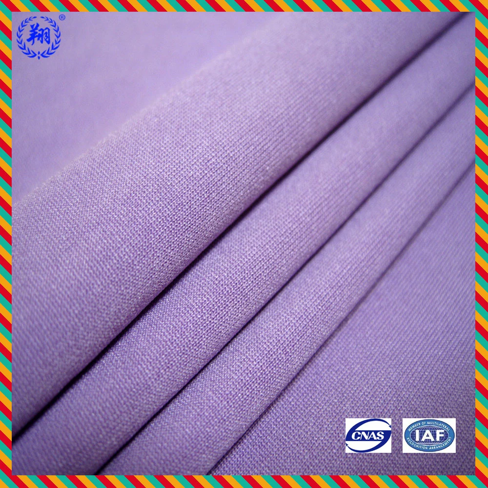 Dry Fit Polyester Spandex Fabric Soft Hand Feeling Use for Sportswear/T-Shirt