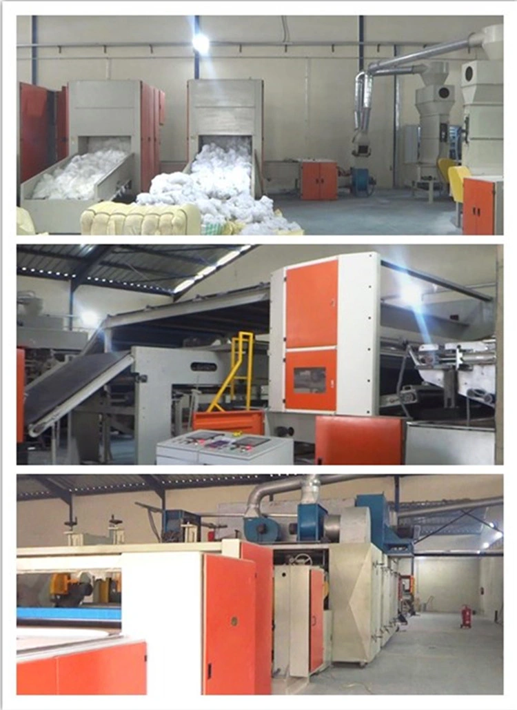 China Nonwoven Non-Glue Cotton Interlining Production Line