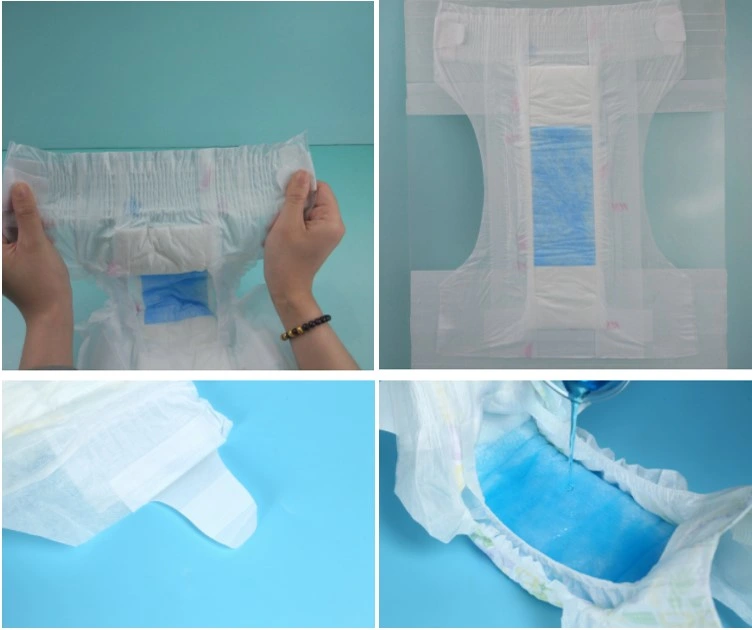 Elastic Waist Band Diaper Magic Tape Baby Diapers OEM Factory