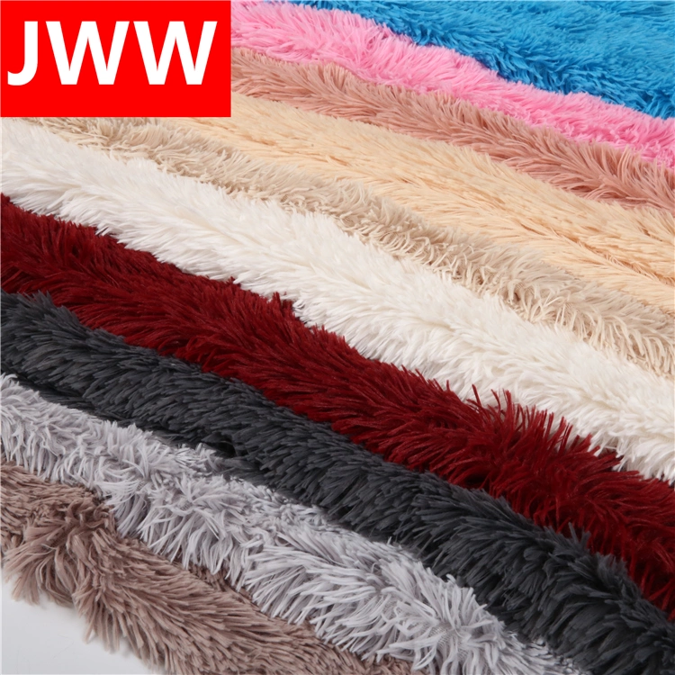 Factory Wholesale 100% Polyester Warp Knitting Dyed 40mm PV Fleece Toy Home Textile Fabric