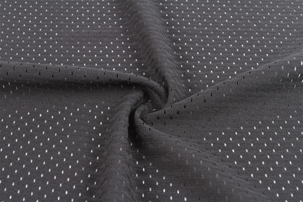 11*1 Hotsale Small Hole Warp Knitted 100% Polyester Mesh Fabric for Sportswear Lining