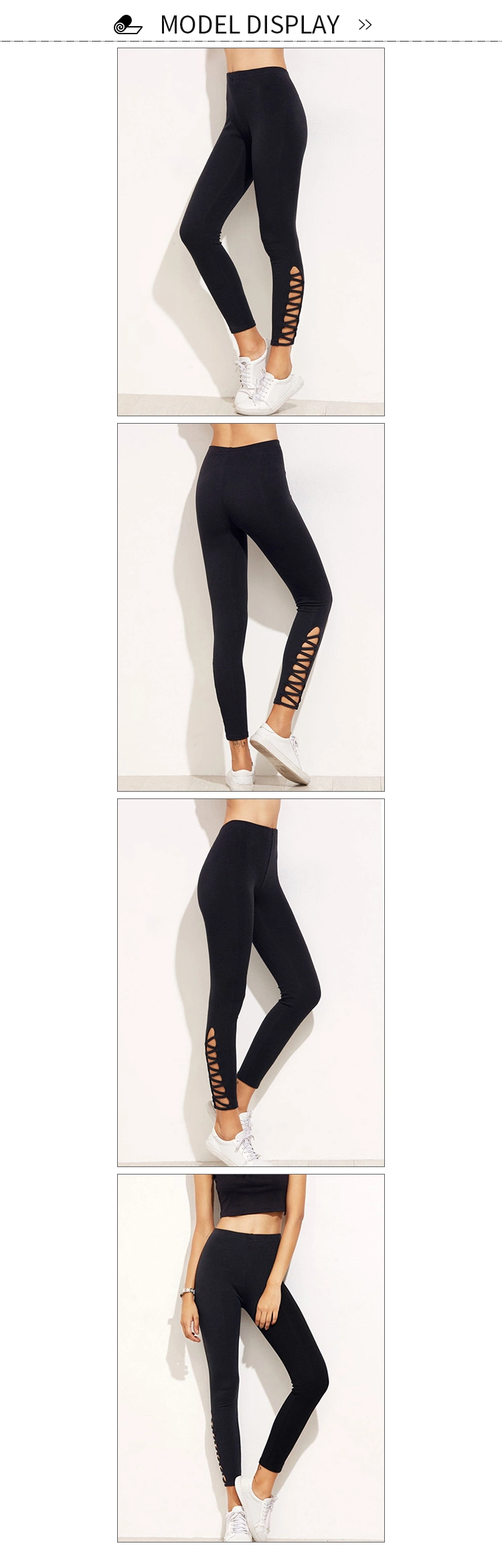 2020 Stylish Fabric Leggings Olive Color Quckily Dri Elastic Waist Band Yoga Pants