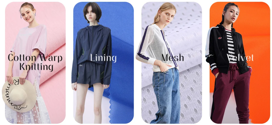 High Quality 100%Polyester Hole Warp Knitting Mesh Fabric for Sportswear/Lining