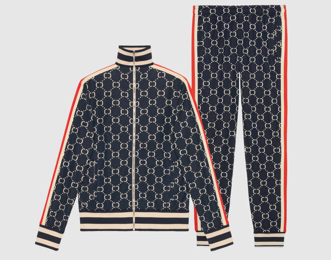 Designer Brand Wholesale From China Cotton Man Woman Jogging Suits Replica Famous High Quality Fashion Top Brand Gg Sports Tracksuit Men's Suit