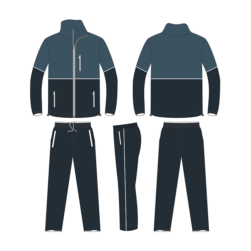 100% Polyester Custom Logo Wholesale Fleece Fabric Track Suit Academy