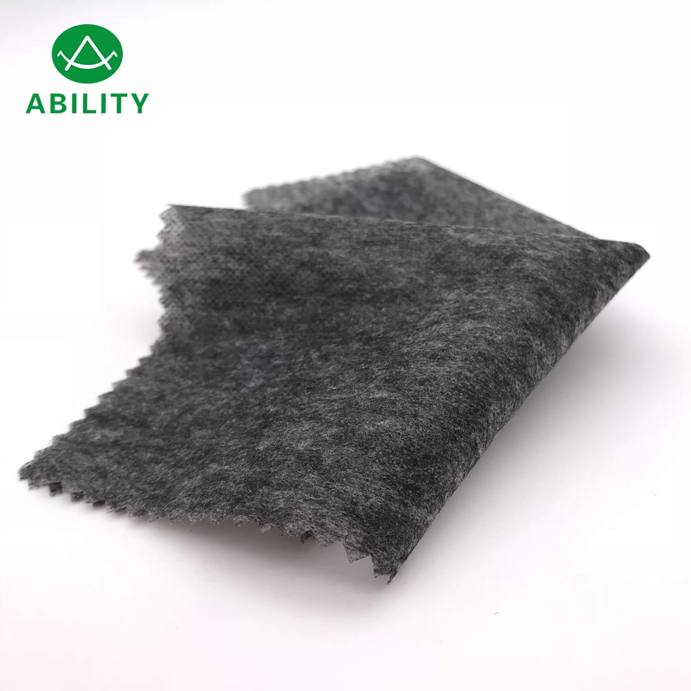 W1324A 100% Polyester Soft Microdot Adhesive Non Woven Lining