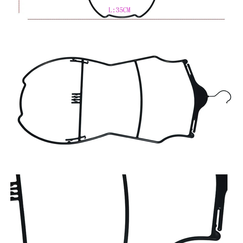 Custom Speedo Brand Plastic Hanger for Suits Swimwear