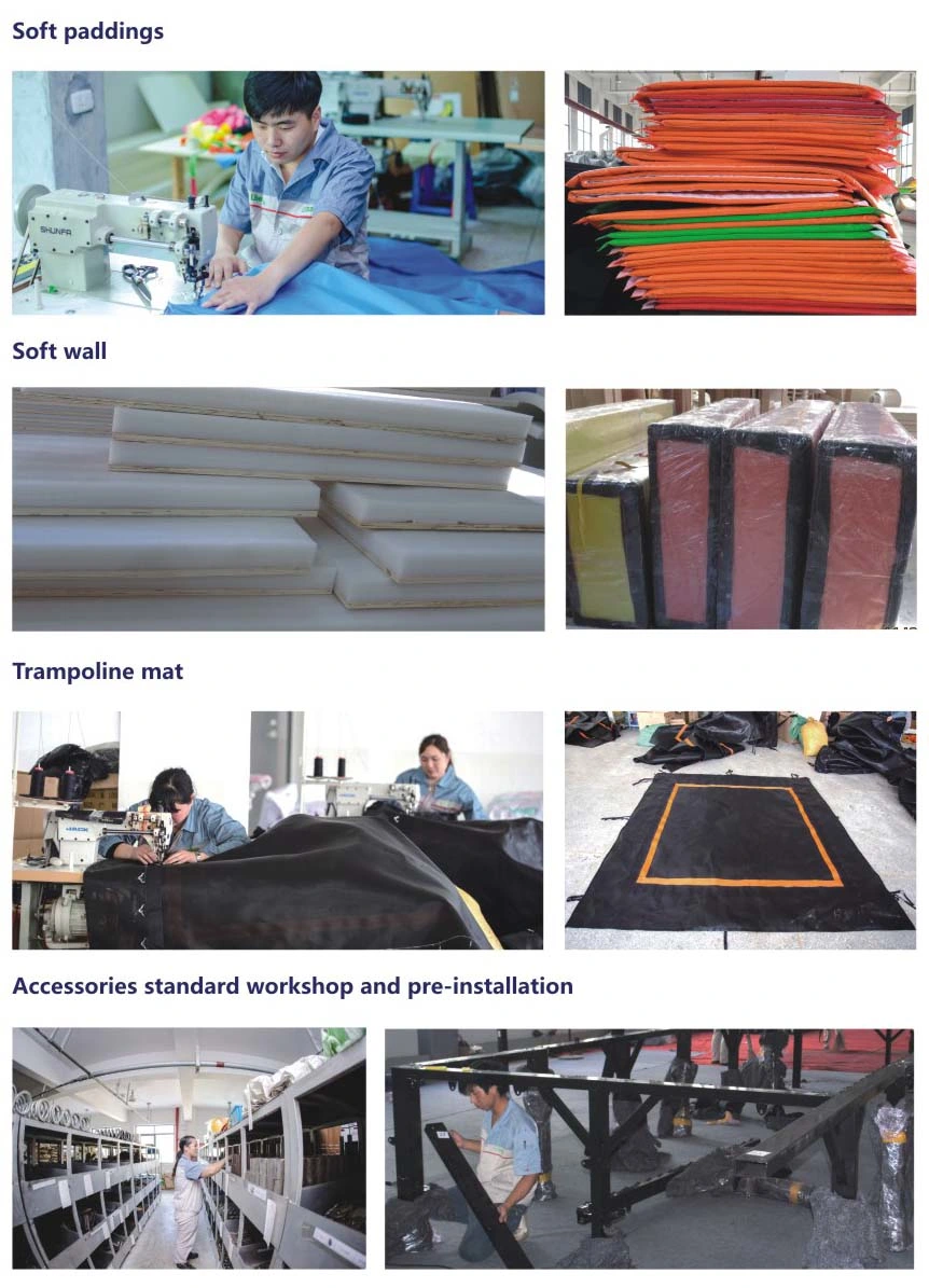 China Large Indoor Trampoline Park Golden Manufacturer