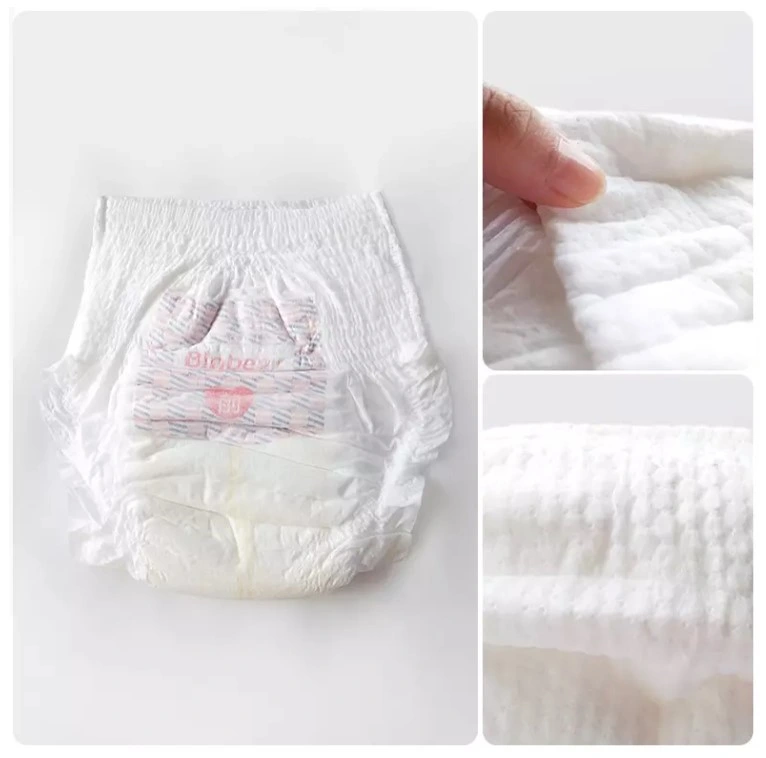 Elastic Waist Band Diaper Magic Tape Baby Diapers OEM Factory