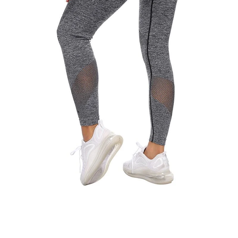 Ladies Jacquard Sport Suit Jacquard Blouse Yoga Wear Gym Wear Sleeve with Thumb Sportswear