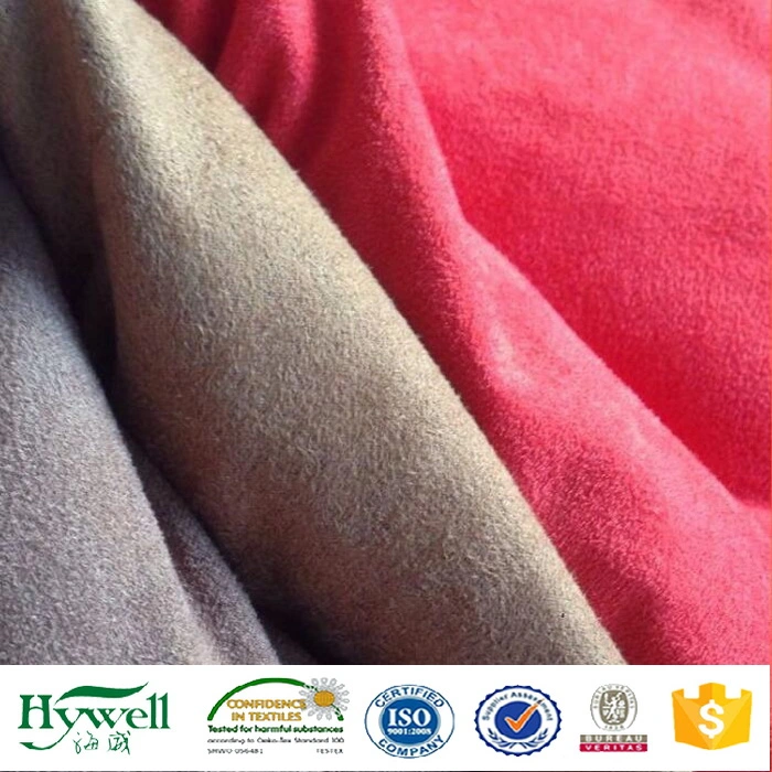 100% Polyester Warp Knitting Suede Fabric