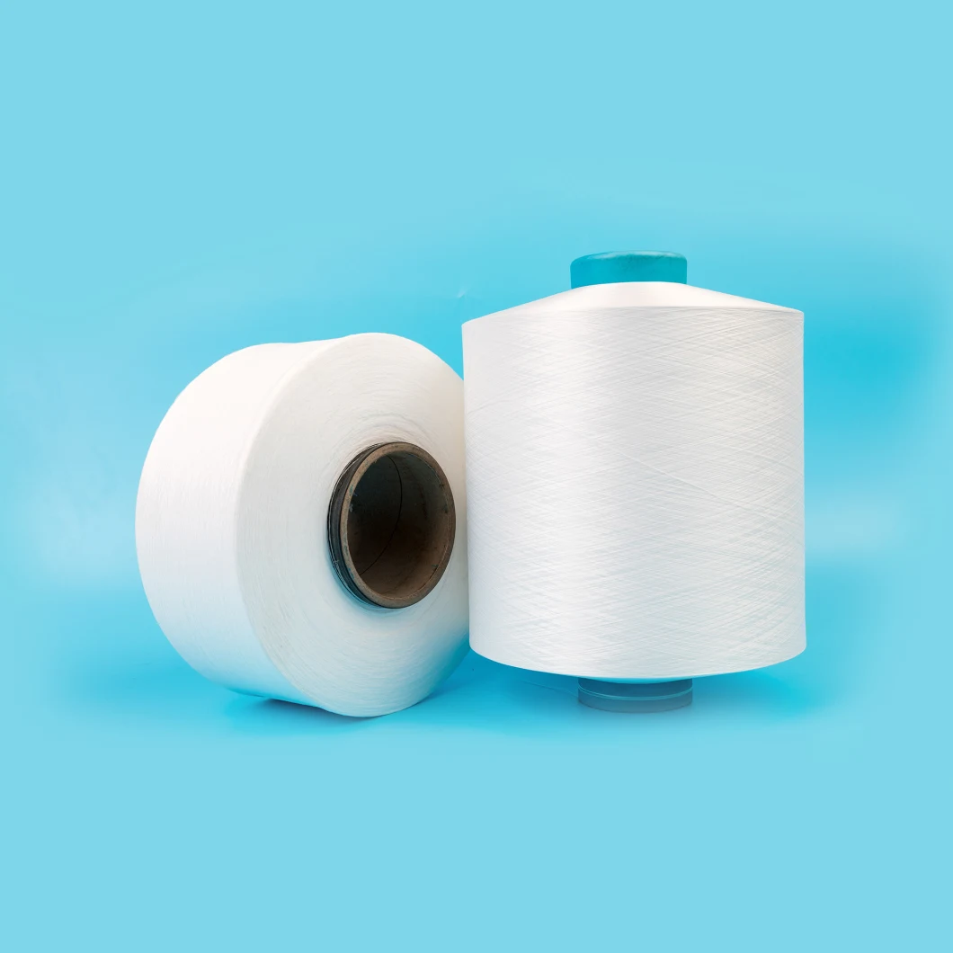 Fujian Recycled Recycling Polyester Yarn FDY / DTY in 100% Polyester Yarn for Woven Label Weaving