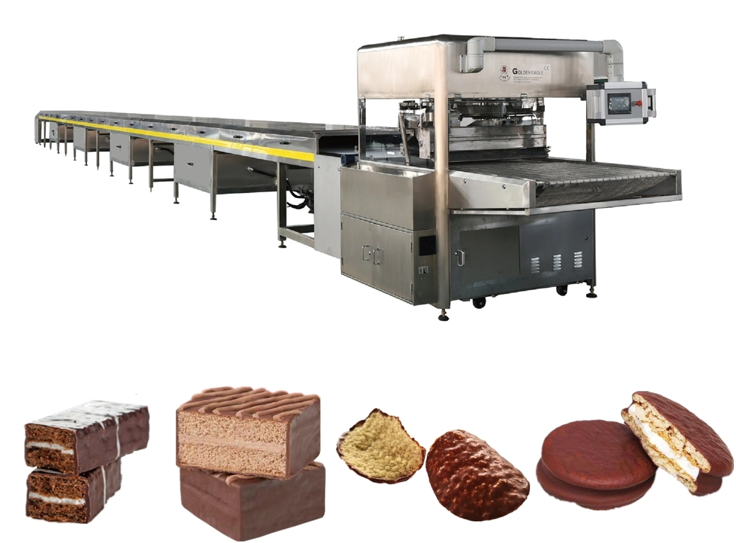 Double Coating 500kg/Hour High Capacity Chocolate Coating Machine